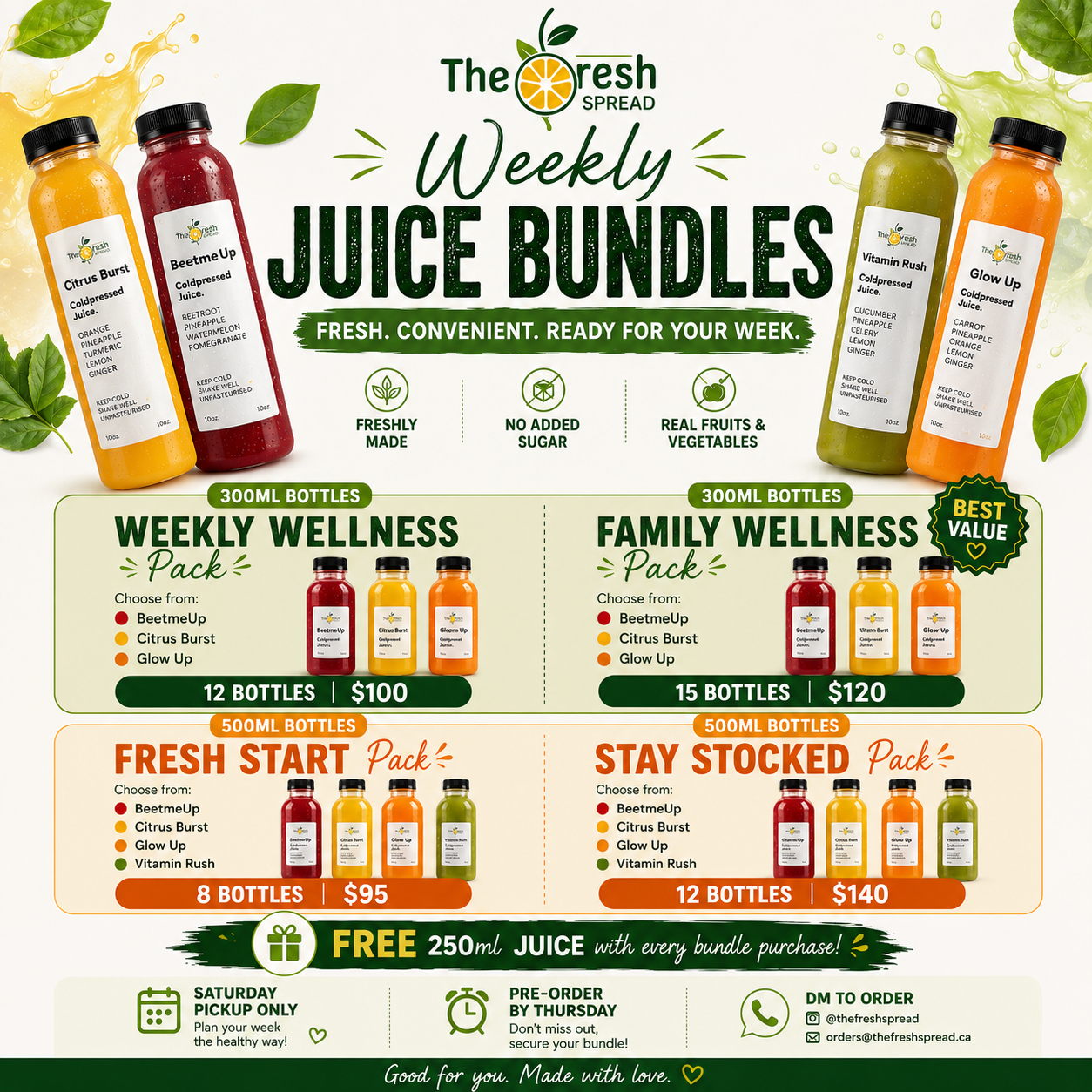 Weekly Juice Bundles