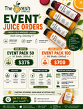 Bulk Cold-pressed Juices for Events